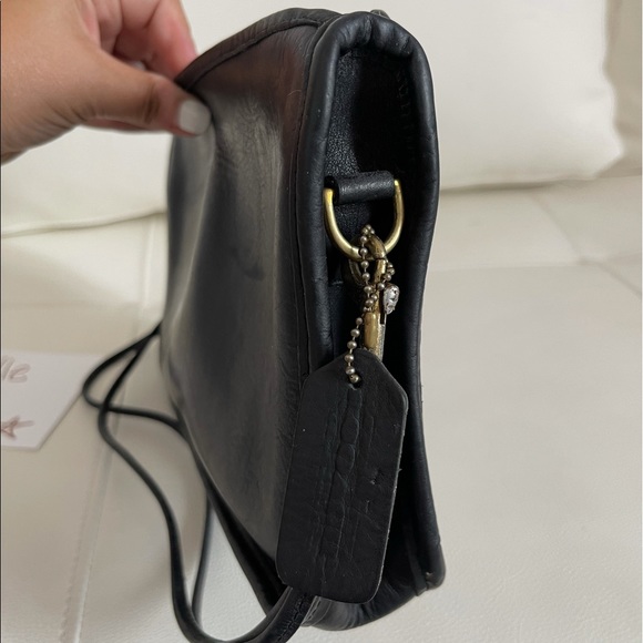 Coach Bonnie Cashin Vintage Black Leather Purse - Picture 10 of 15